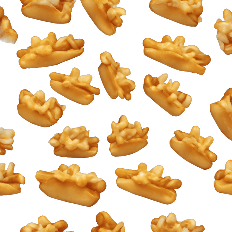 Poutine qui mange une poutine  emoji