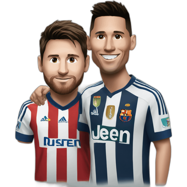 Messi ans Ronaldo emoji