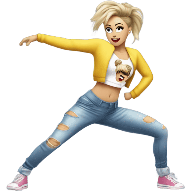 Miley Cyrus twerking emoji