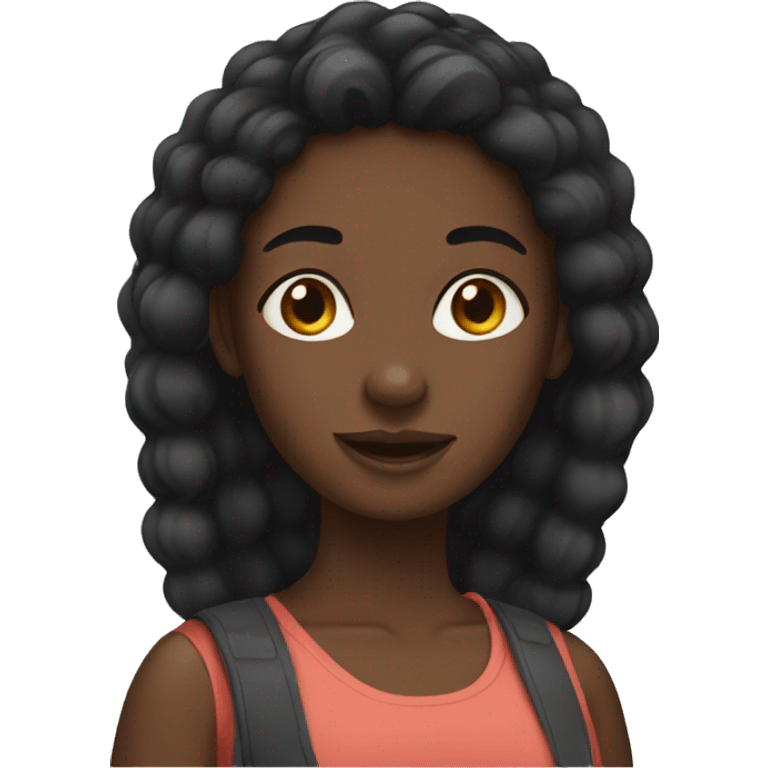 Black girl emoji