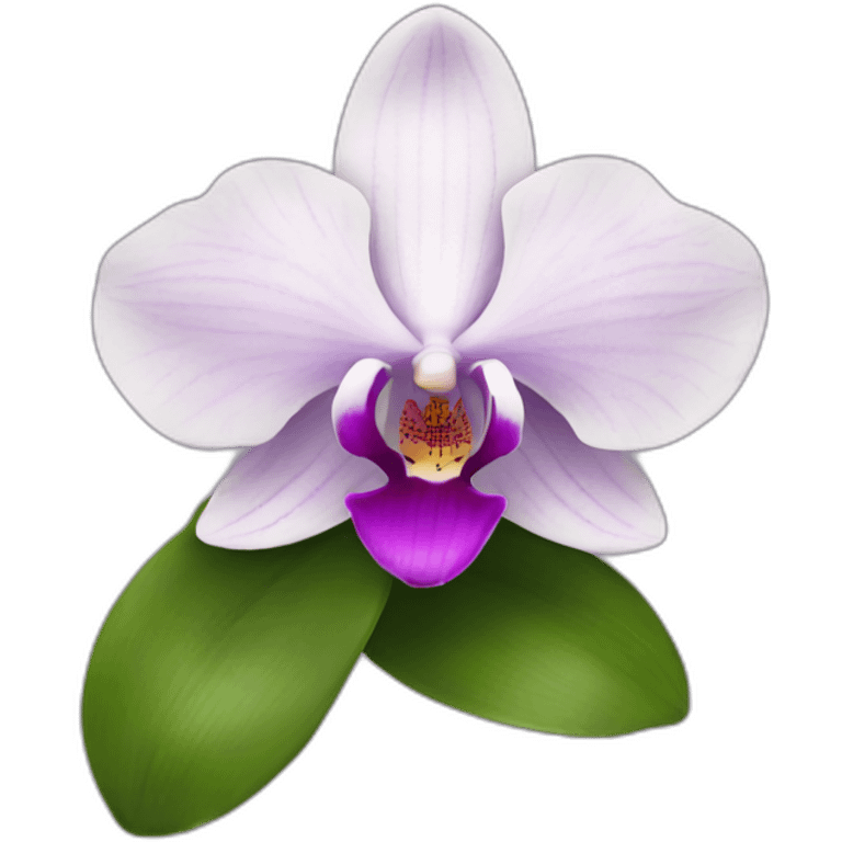 orchid flower emoji