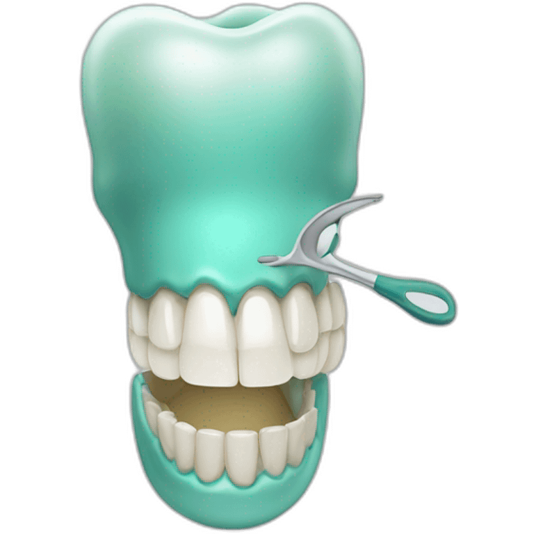 prosthetics and dental treatment emoji