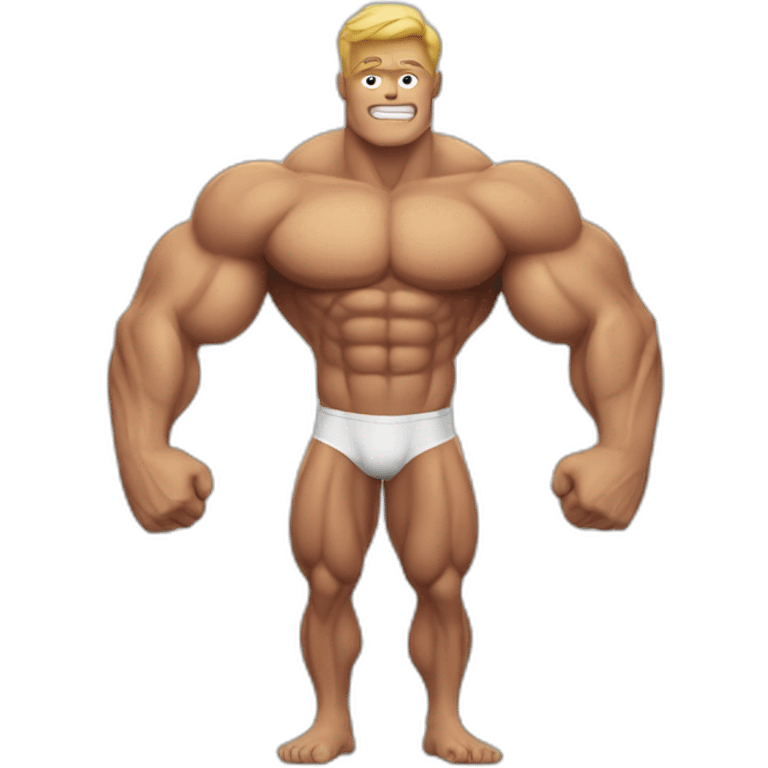 muscle man emoji