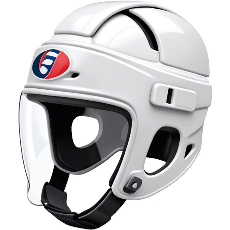 Cinematic Realistic image of AFL headgear featuring detailed cushioning and protective design elements, rendered with dynamic reflections on synthetic materials and set against a blurred action-packed background emoji