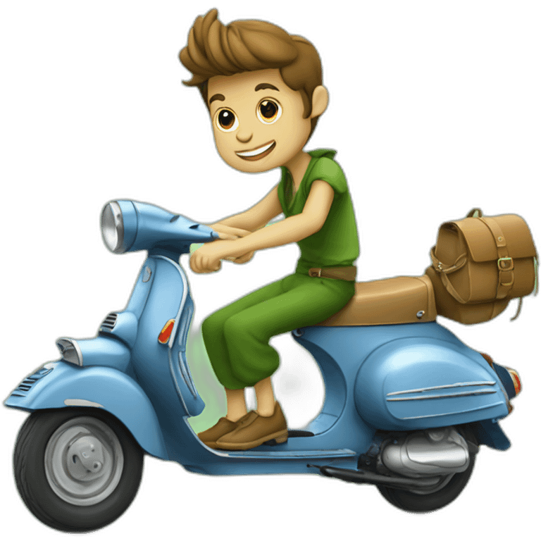 vespa peter pan emoji