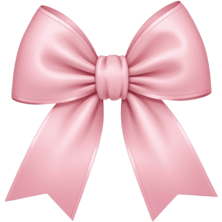 light pink bow on light pink bow emoji