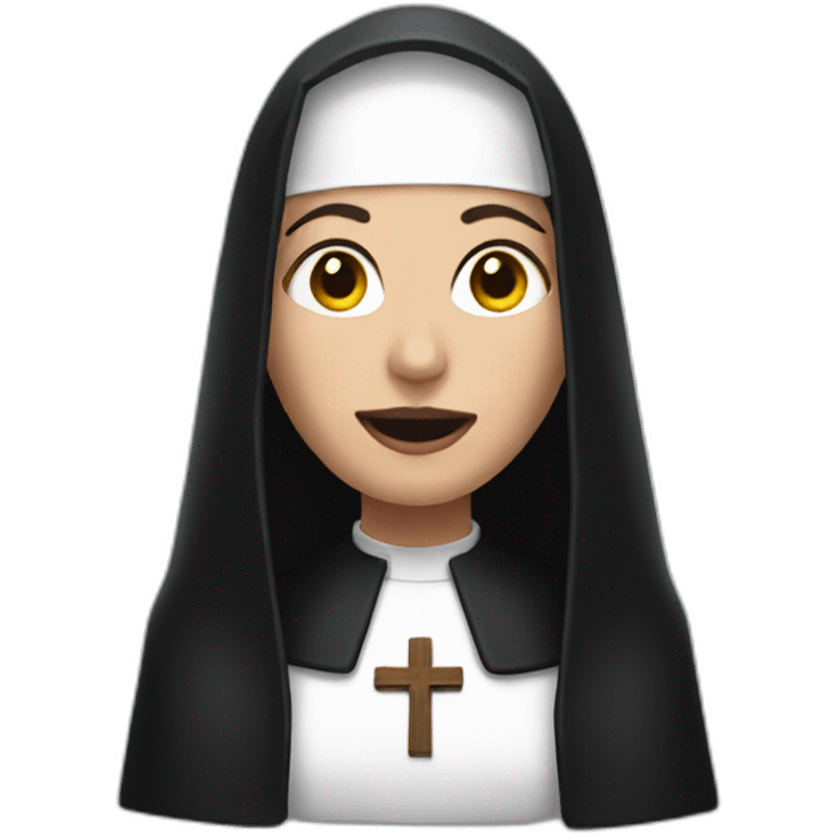 The nun emoji