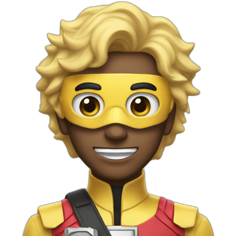 power ranger as albert einstatin emoji