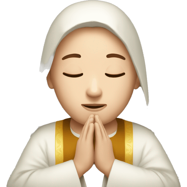 Catholic prayer emoji