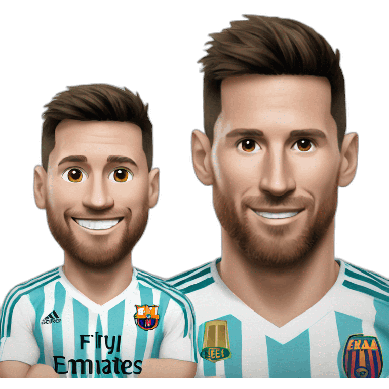 Messi sur ronaldo emoji