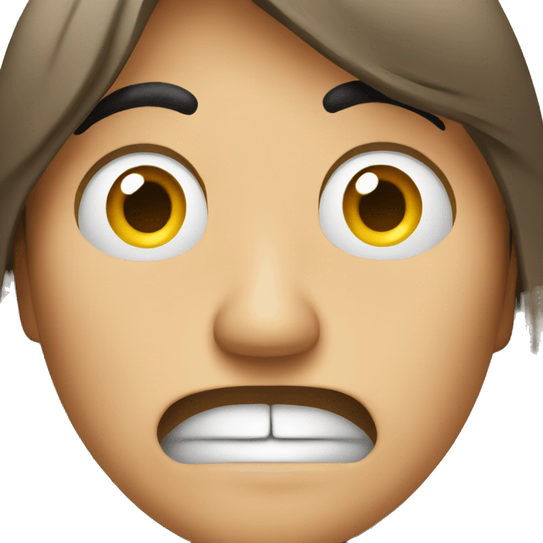 A someone that is disgusted at what you said  emoji