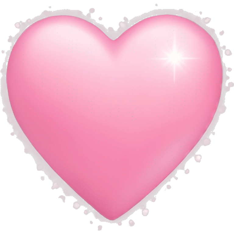 Light pink hearts and sparkles  emoji