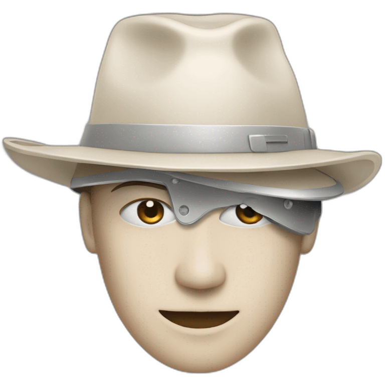 harddrive with hat emoji