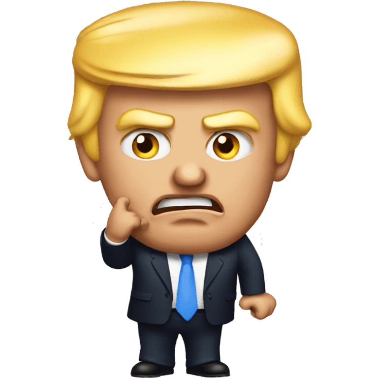 Trump mad emoji