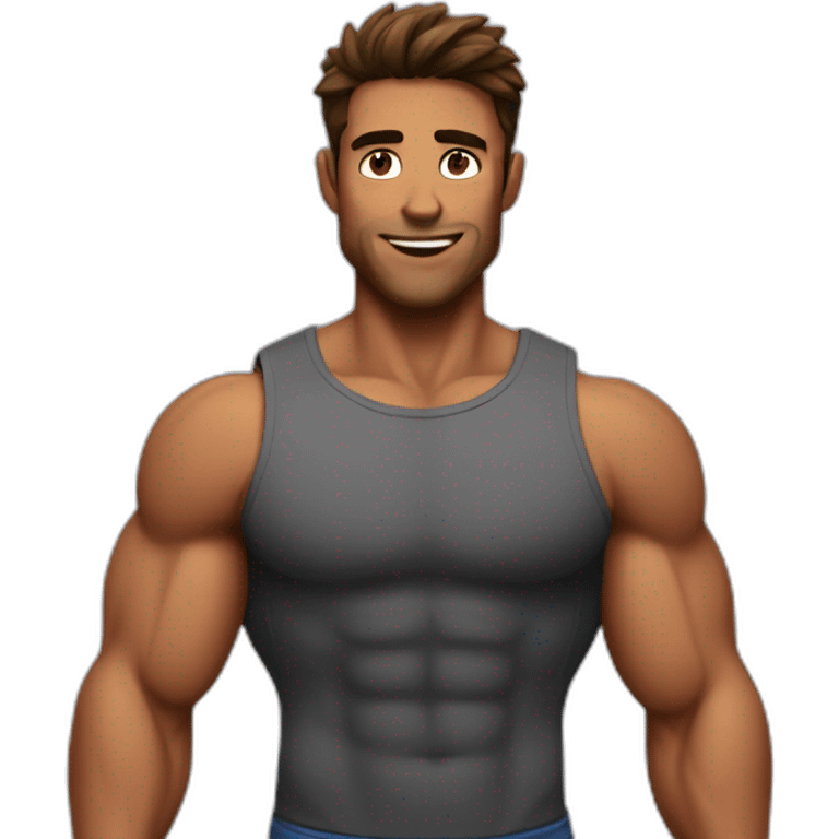 attractive muscular emoji