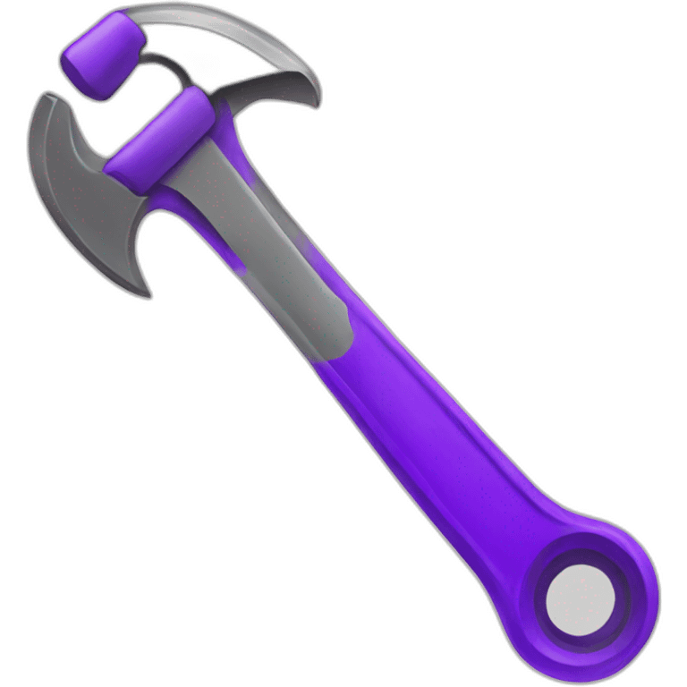 purple wrench emoji