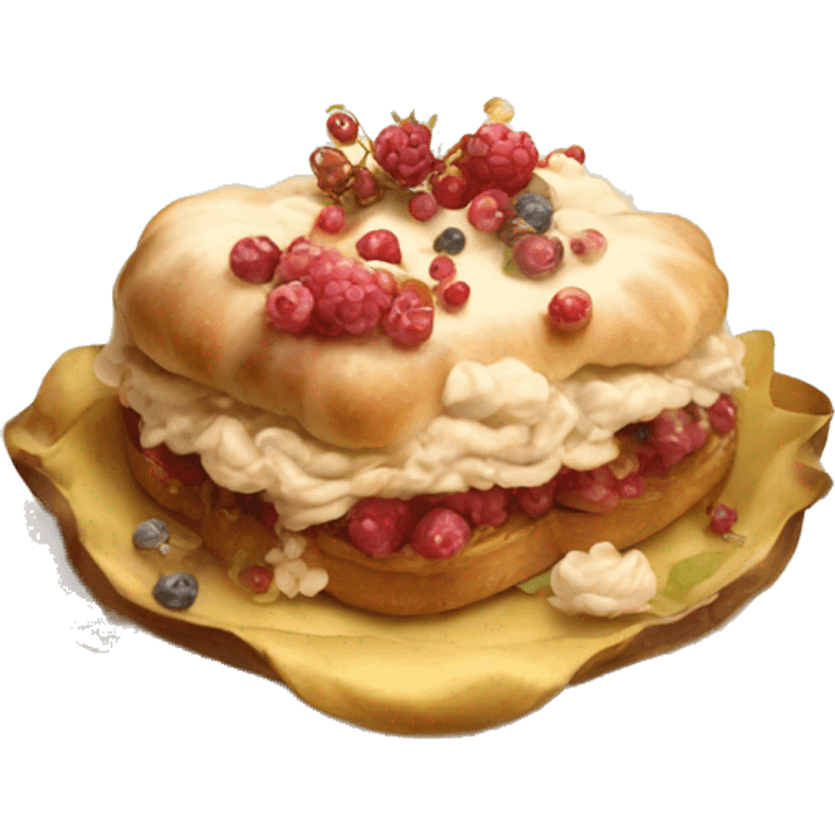 vintage rococo food emoji