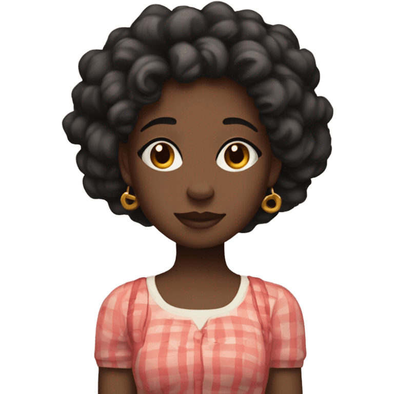 Black Girl Cottagecore emoji