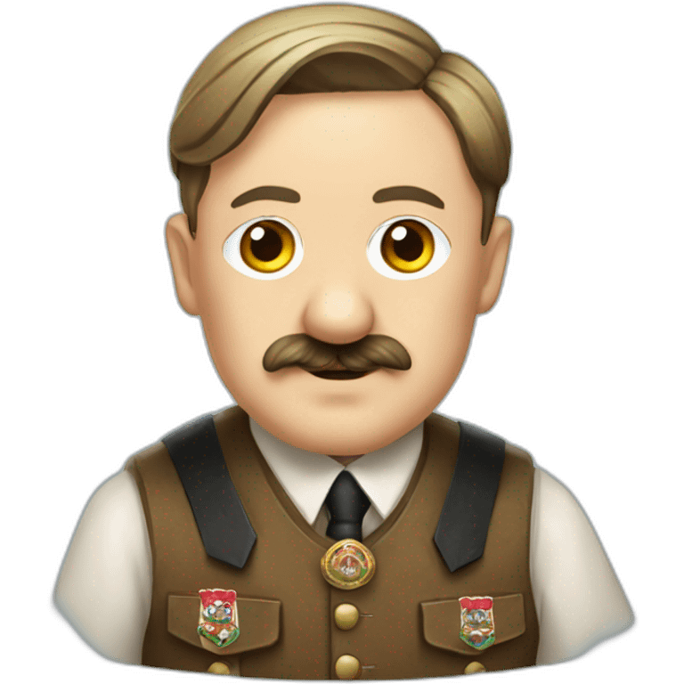 Adolf Hitler in Oktoberfest Clothes emoji