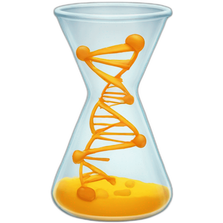 DNA in a beaker emoji