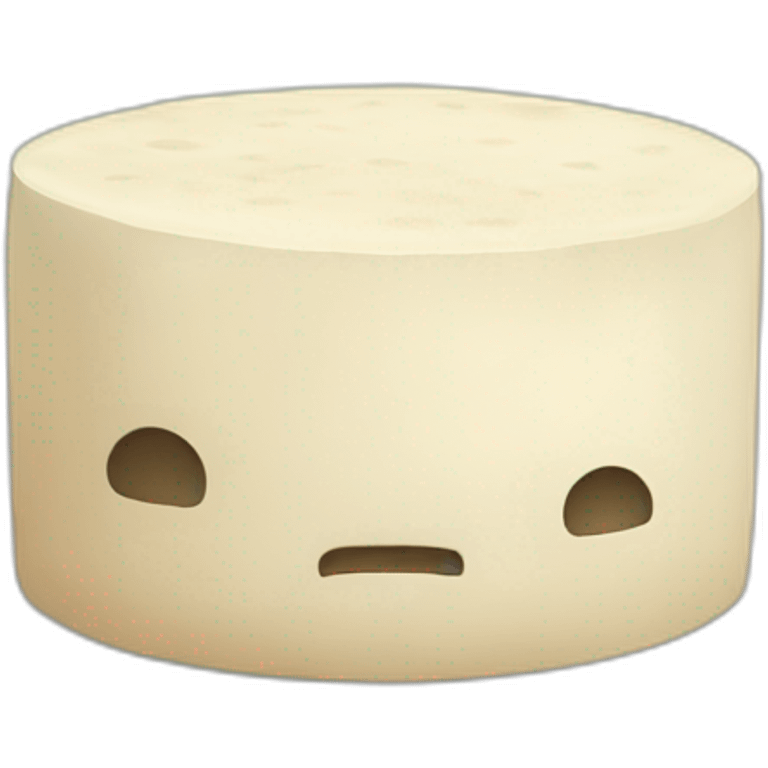 round tofu emoji