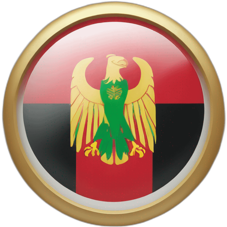 Al Ahly flag in circle emoji