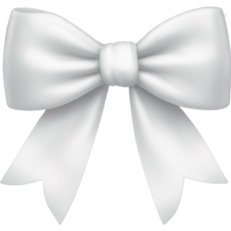 White bow emoji