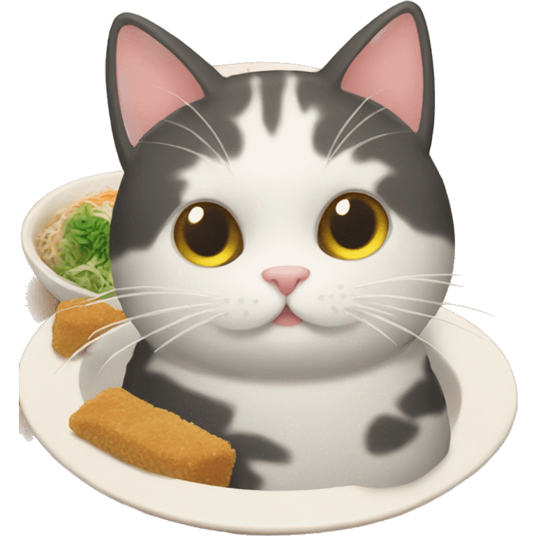 cat tonkatsu  emoji