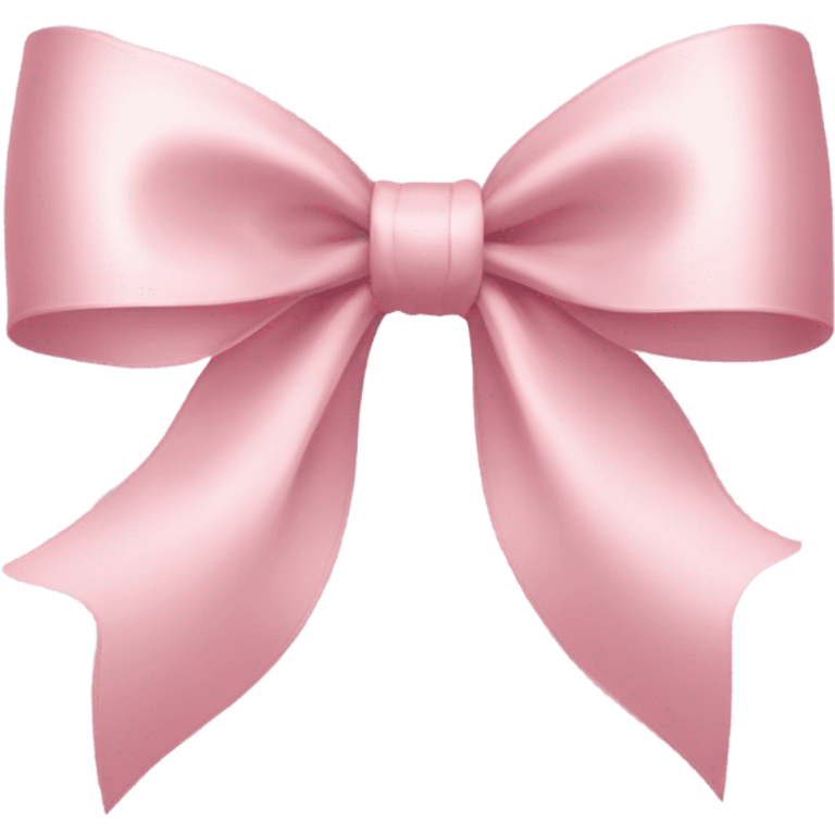 light pink bow emoji