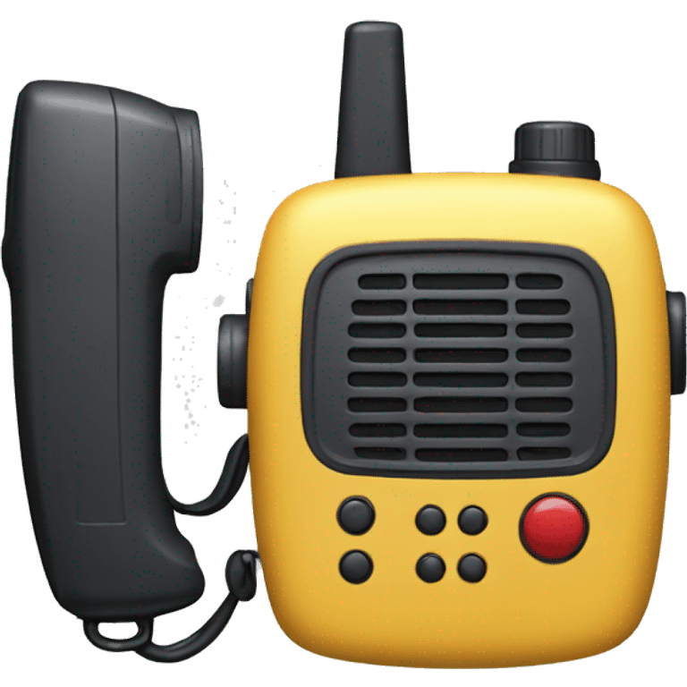 80's Walkie talkie emoji