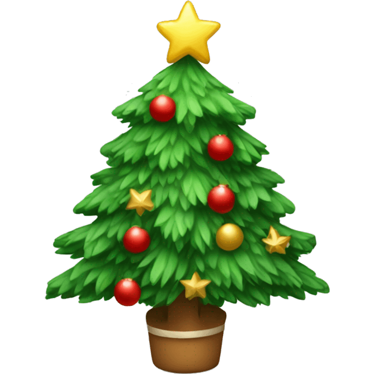 cute chrismas tree emoji