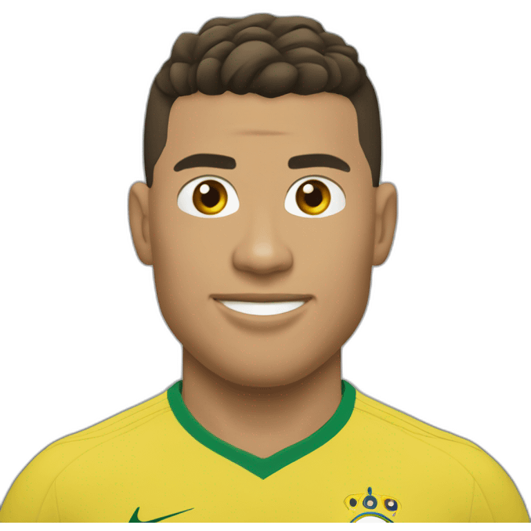 Ronaldo Sur le dos dun ane emoji