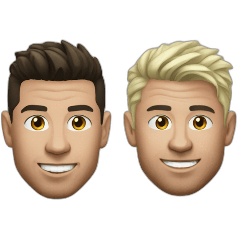 Ronaldo sur messi emoji