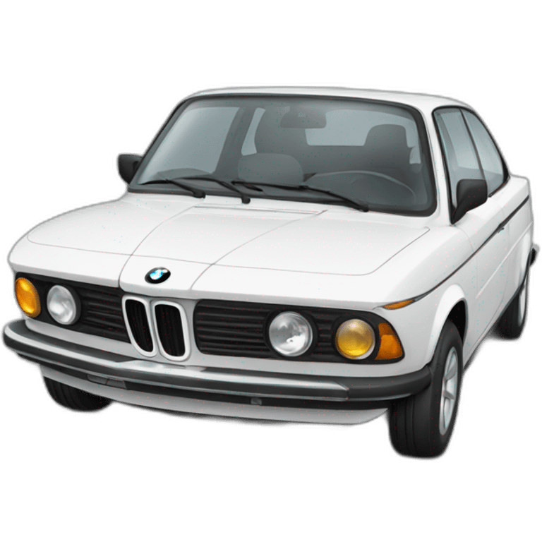 White electric bmw emoji