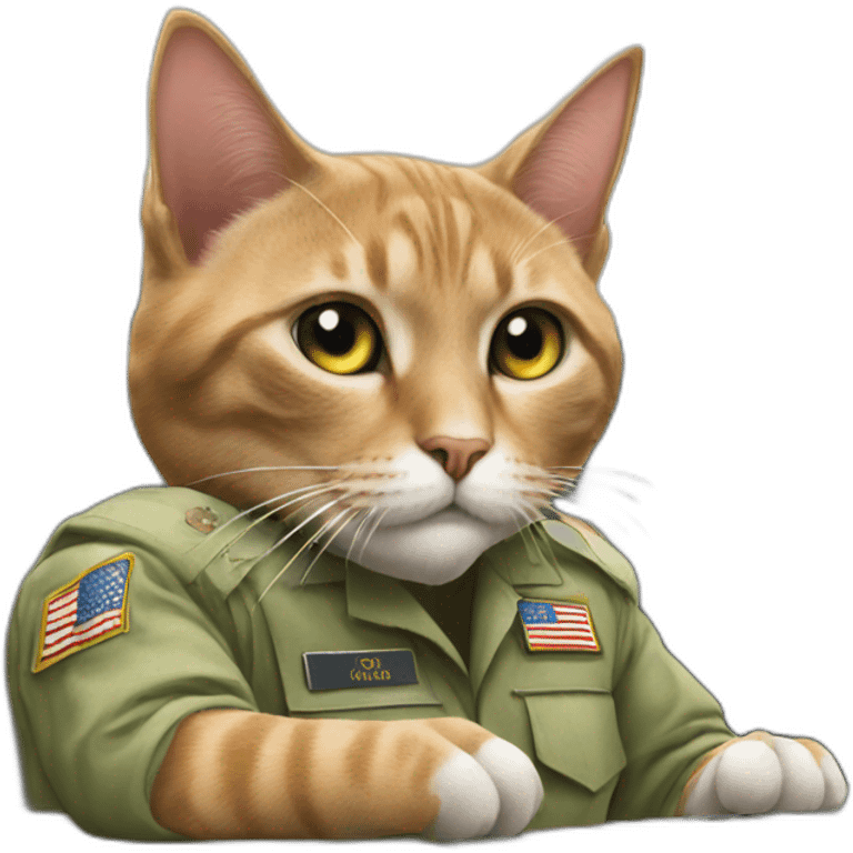 cat hacking the Pentagon emoji