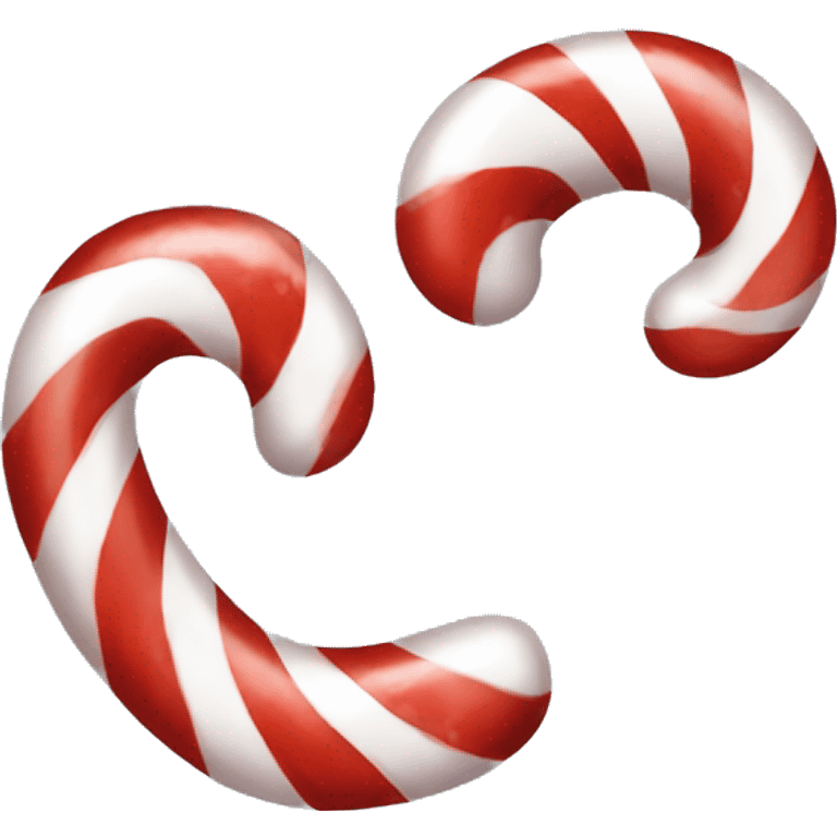 Peppermint candy cane emoji