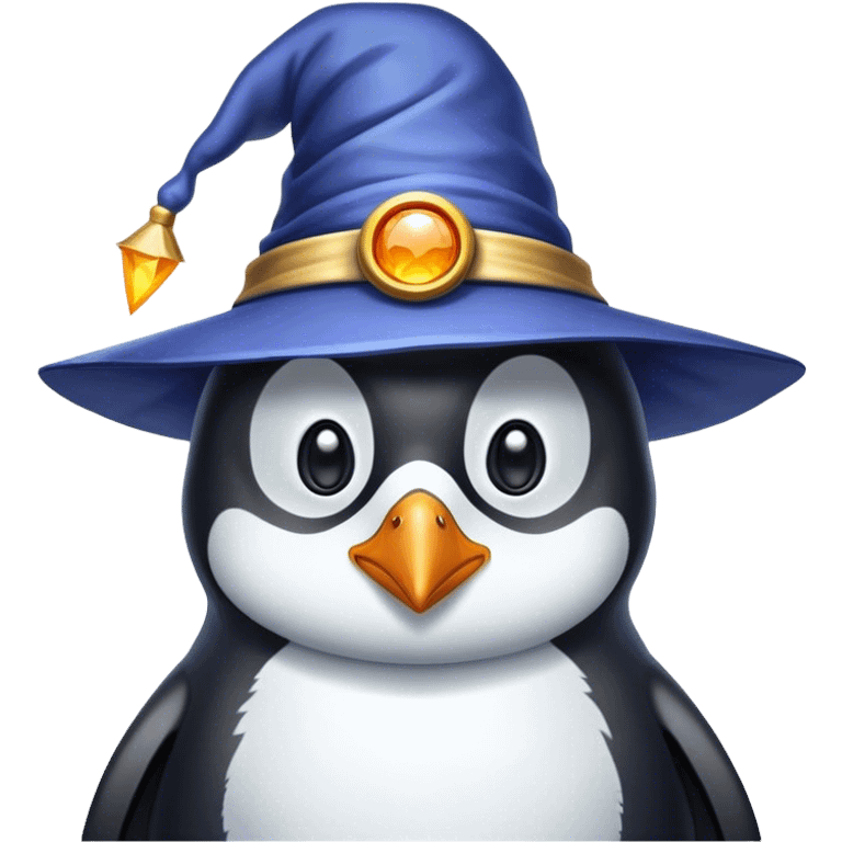 Penguin Wizard emoji