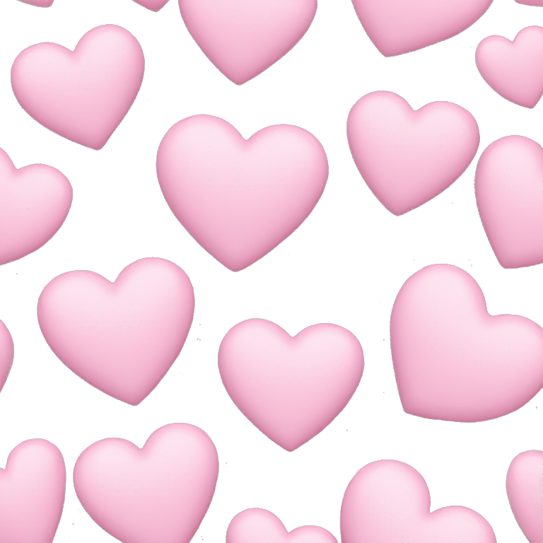 pastel pink heart emoji