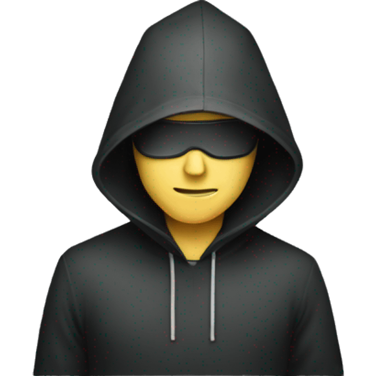 Hacker on computer emoji