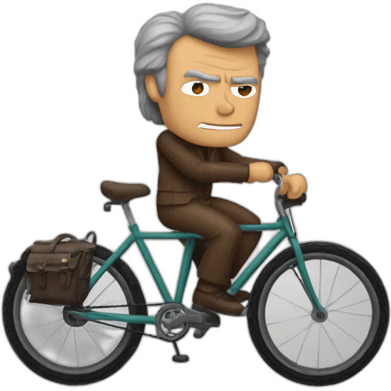 clint Eastwood en bici emoji