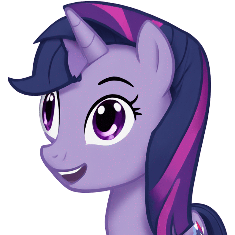 My little pony twilight sparkle  emoji