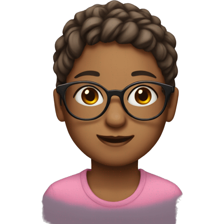 Nevaeh with glasses emoji