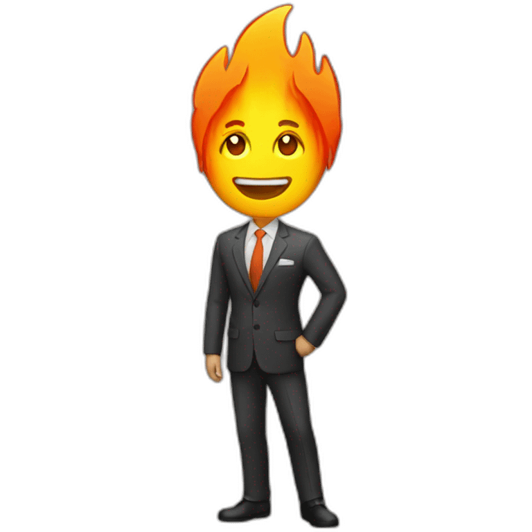 account manager in fire emoji