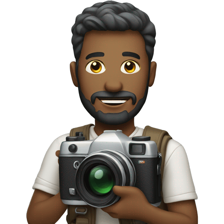 man with camera emoji