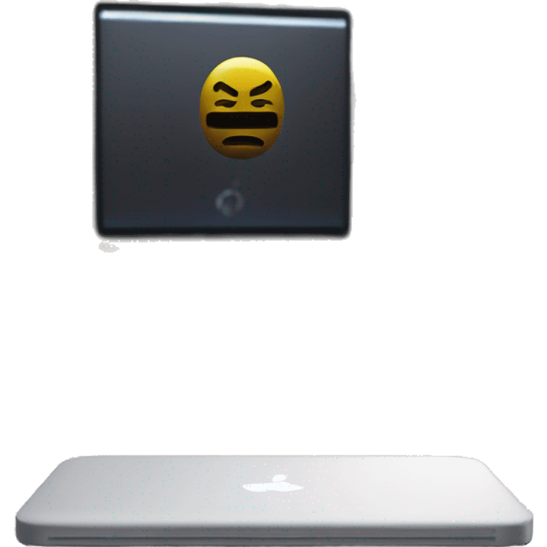 Ps5 and a MacBook on a desk  emoji