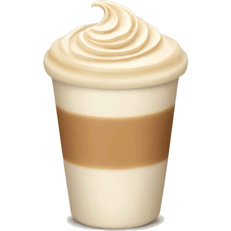 beige cream latte emoji