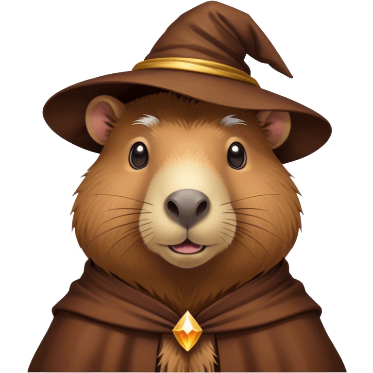 Cabybara wizard emoji