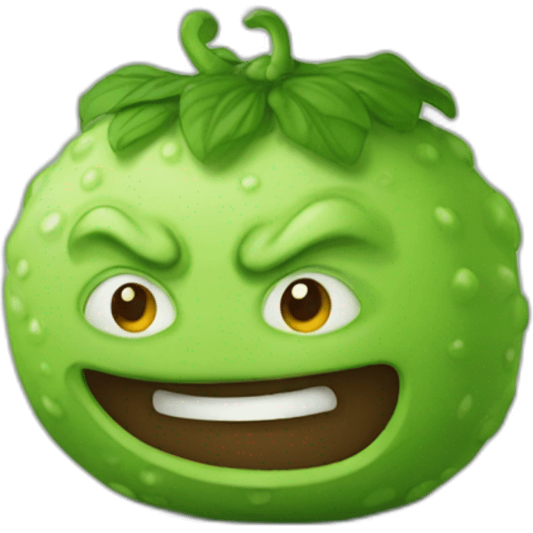 evil wasabi emoji