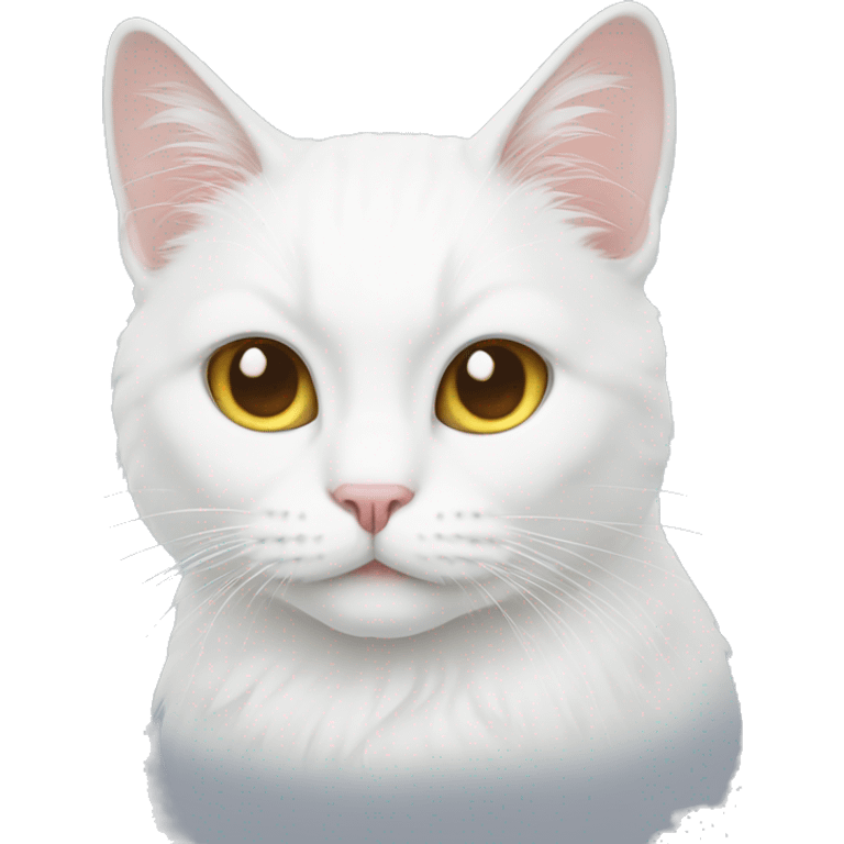 White cat pers  emoji