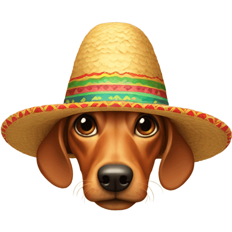 wiener with sombrero emoji